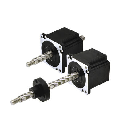 Série 86LHS Seis fios 2000N Força 2 Fase Nema34 Não Captive External Nut Hybrid linear Stepper Motors Linear Acuadores